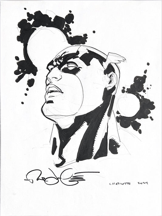 Rick Leonardi Captain America Original Art 9x12