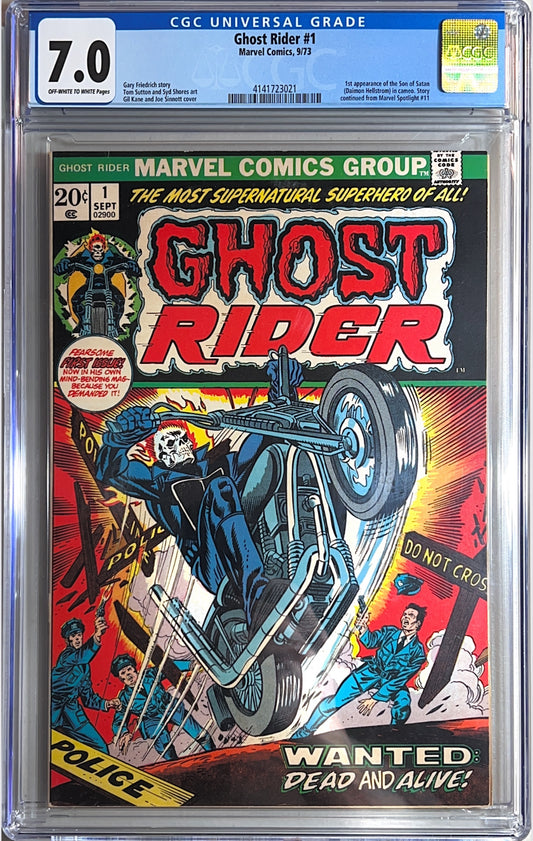 Ghost Rider #1 1973 CGC 7.0